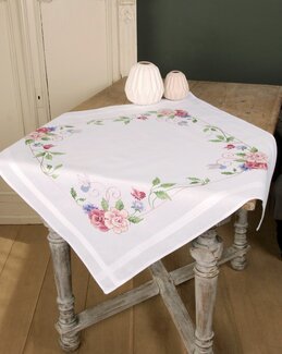 Broderipakke Duk Blomster - Vervaco