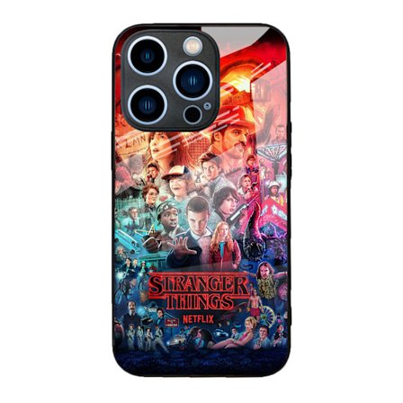 Passer for Apple glass telefondeksler med Stranger Things anime