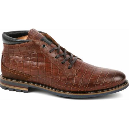 Cycleur de Luxe, Herenschoen Manton Bruin, Heren, Maat:41 EU,leer,print