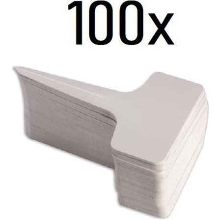 Premium Växtetiketter - Paket med 100 - 10 x 6 cm - Växtpinnar, Etiketter & Taggar