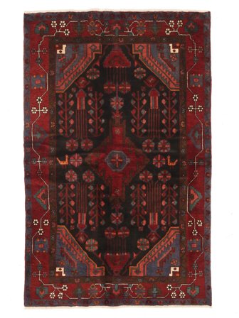 Orientalisk Nahavand Matta 141X220 (Ull, )
