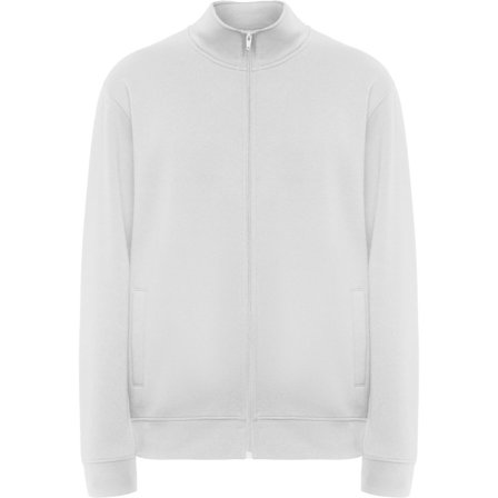 ROLY Sweater zip ulan unisex vit 2XL - Lyreco - Arbetskläder - Arbetströjor - Sweatshirts och koftor