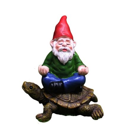 1 Sæt Miniature Gnome Figurer Resin Dværg Statue 2 2