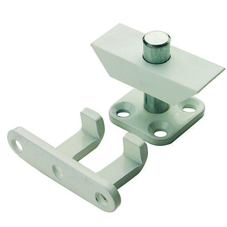 PN-BESLAG VINDUSSIKRING PULVERLAKKERT HVIT