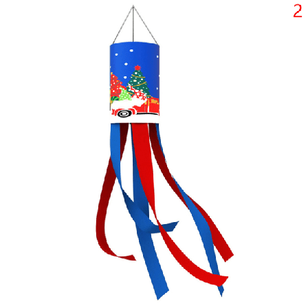 Christmas Windsock Flag 39,37 Inch Winter Light Up Windsock