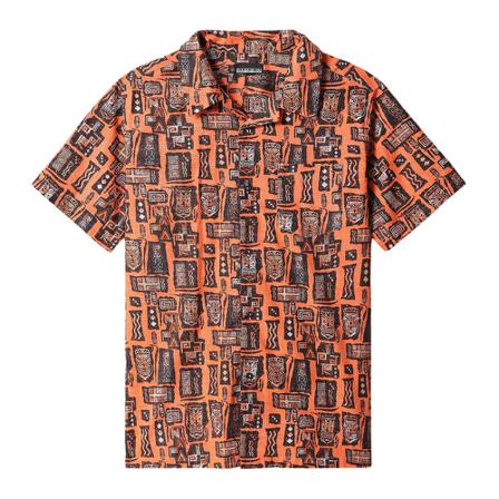 Napapijri, Shirt Bruin, Heren, Maat:M