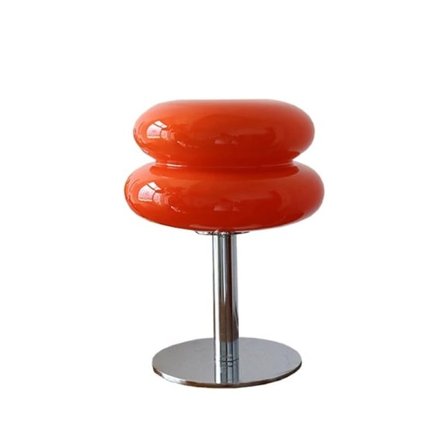 Macaron lasi pöytä lamppu trikromaattinen himmennys