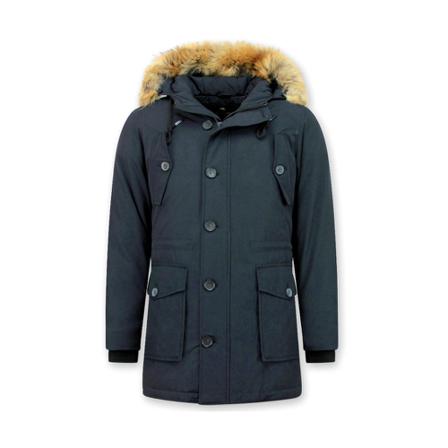 Enos - Vinterjackor - Blå - Herr - Storlek: 3xl, Herr, Storlek: 3XL