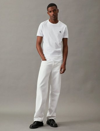 Calvin Klein Jeans Ck Essential Slim Tee - White - M