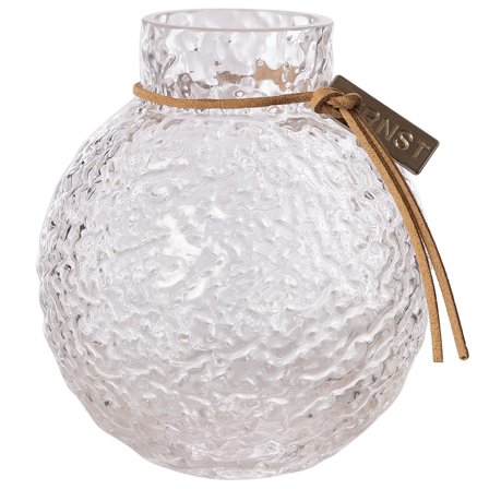 Ernst Glasvas med rund mönstrad struktur, 10 cm | Inredning > Vaser & Krukor > Vas | Bagaren och Kocken