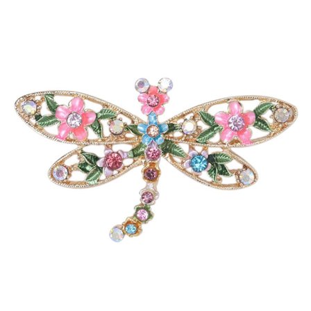 Moderigtig guldsmedebroche ideel til fester med naturligt skønhedsdesign