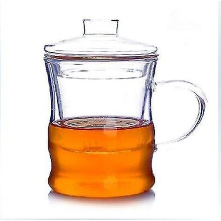 1 stk Varmebestandig Glass Gongfu Sil Filter Te Kopper