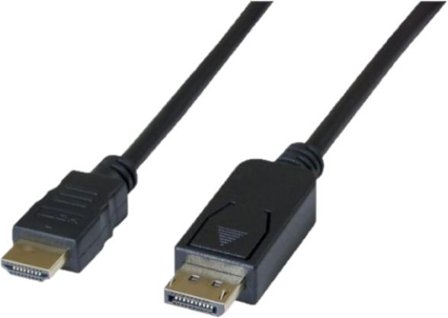 EXC DisplayPort 1.1 to HDMI cord Black | DisplayPort - HDMI | Max 1920x1080 | Black | 3m