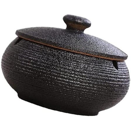 Hållbar askkopp, askkopp askkopp med lock för hem Ho