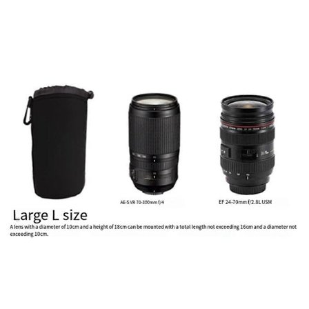 4 stk S/M/L/XL Kamera Linse Pose Taske Kamera Linse Pose Taske Tarp Kamera Tilbehør