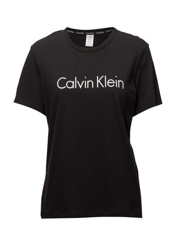 S/S Crew Neck Top Sort Calvin Klein
