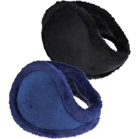 Pakke Fleece Ørevarmer Vinter Ørevarmere til Kvinder Mænd Vindtætte Plys Ørevarmere til Koldt Vejr Løb Udendørs Sport Snowboarding (Tykk...