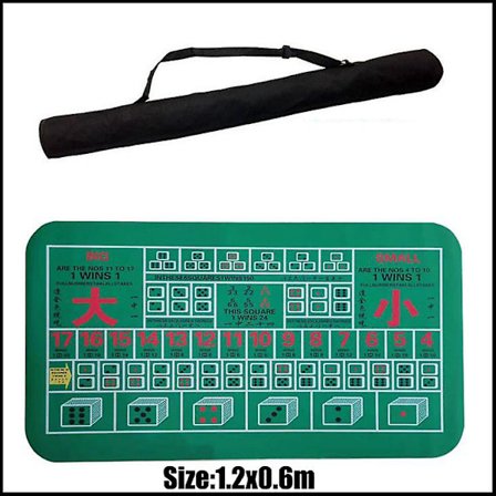 Højkvalitets 1,2m Deluxe Blød Gummi Texas Hold'em Poker Borddug Med Blomstret Mønster Casino Poker Sæt Brætspil Måtte Poker Tilbehør