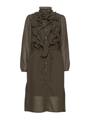Liljasz Ls Dress Green Saint Tropez