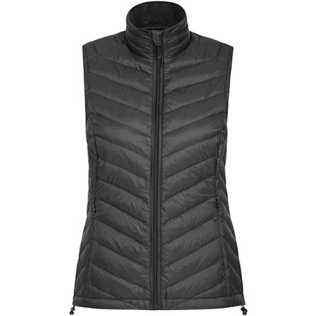 Mountain Warehouse Womens/Ladies Featherweight Gilet 8 UK Svart