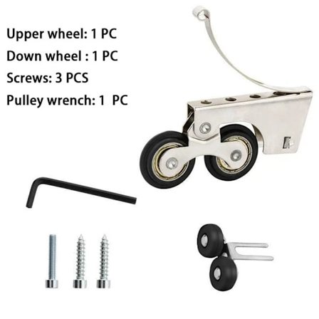 4 ST Dörrlöparhjul Skjutdörrshjul STYLE 4 STYLE 4 Style 4