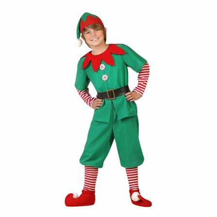 Jul Kostym Xmas Elf Outfit Jul Fancy Dress Hat girls 150