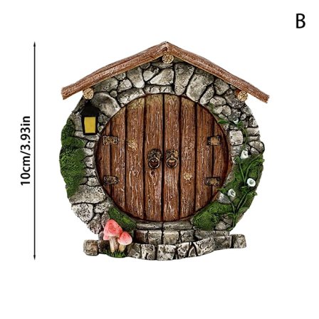 Miniature Fairy s Door Figurines Elf Home For Yard Art Garden S