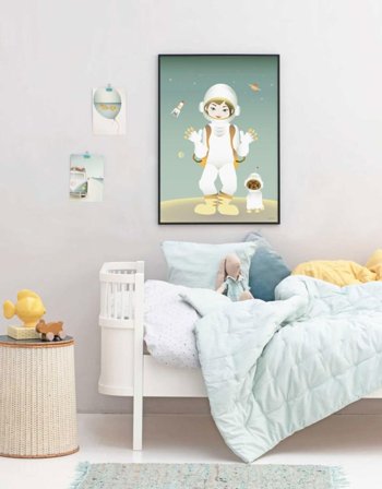 Vissevasse Poster "Astronaut" 30x40cm