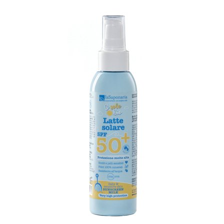 LA SAPONARIA Latte Solare SPF50+ 125ml - Crema Solare Bambini