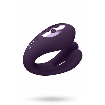 Yoko - Triple Action Vibrator Dual Prongs with Clitoral Pulse Wave - Shots