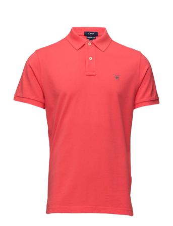 Original Pique Ss Rugger Polos Short-sleeved Rød GANT