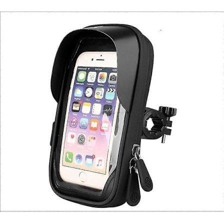 Vandtæt Telefonholder Cykel Elektrisk Scooter, Forreste Styrtaske Cykeltaske Mountainbike Rammetaske Med Touchskærm Og Solskærm