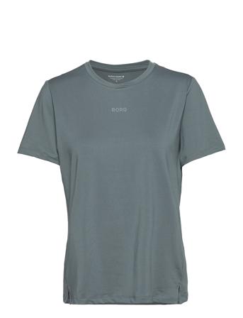 Borg Regular T-Shirt T-shirt Top Blå Björn Borg