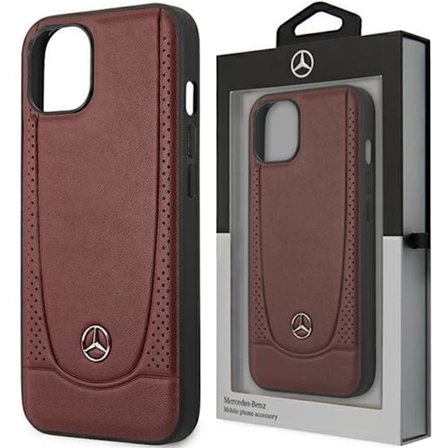Mercedes MEHCP15SARMRE iPhone 15 6.1 rød/rød hardt deksel Lær Urban Bengale