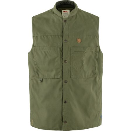 Fjällräven Men's Singi Padded Vest in Laurel Green | Size: Medium, G-1000/Polyester