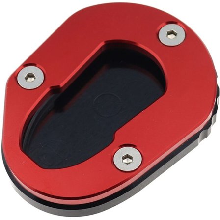 Side Stand Extension Enlarger Pad for YZF-R125 2014-2018 MT125 2014-2016 (Rød)