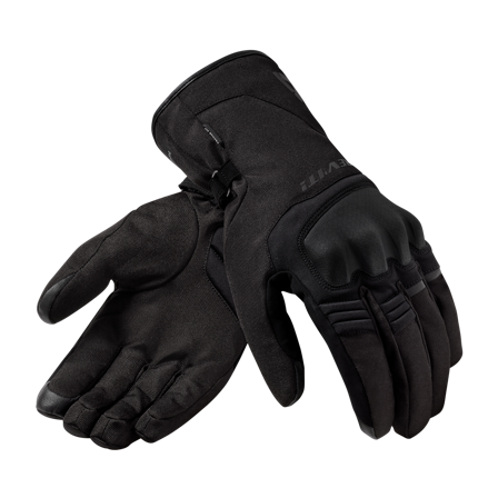 Rev'it! Guantes de Moto para Mujer Lava H2O Negro M