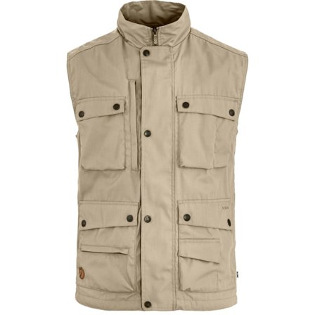Fjällräven Men's Reporter Lite Vest in Fossil/Beige, G-1000 | Size: 2XL