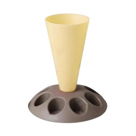 Tyuhe Piping Bag Jalusta 8-paikkainen leivonnainen pussin pidike Kakku koristelee leivonnaisia työkalu Leivontatarvikkeet kotikeittiöön Mix Color