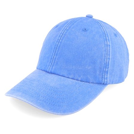 Beechfield - Ble unconstructed Czapka Z Daszkiem - Vintage Washed Cornflower Dad Cap @ Hatstore