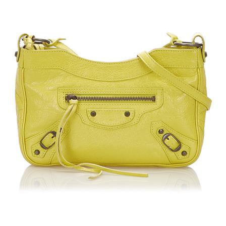 Balenciaga Vintage, Pre-owned Bags Geel, Dames, Maat:ONE Size,voering