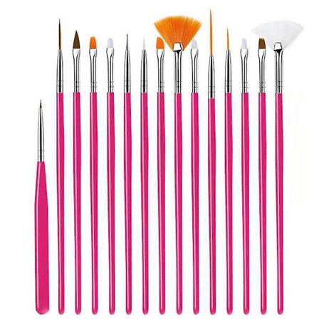 15 st Nail Art Penslar Nail Art Verktyg Set Nail Art Målning Diy Nail Art