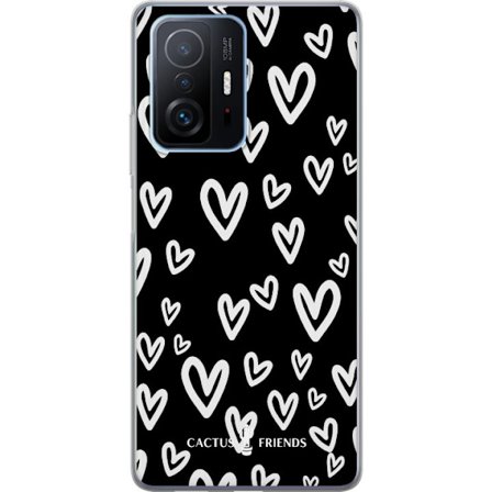 Kompatibel Mobilcover til Xiaomi Xiaomi 11T Cactus and Friends - Handdrawn Love Chaos