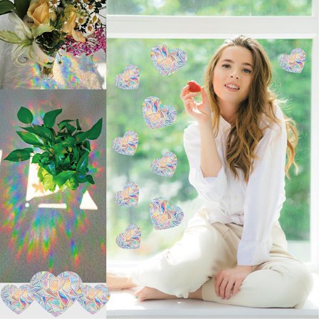 Anti-kollisjons vindusfugl klistremerker silhuetter glassdørbeskyttere