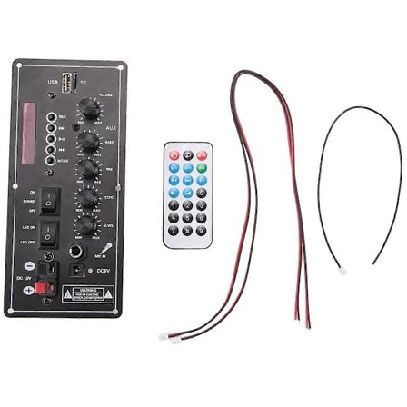 30W-120W Effektförstärkarkort Ljud Bluetooth Amplificador USB Dac FM Radio TF-spelare Subwoofer DI