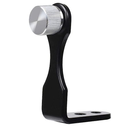 Fuld Metal Kikkert Teleskop Beslag Holder Dedikeret L Adapter til Kikkert Tripod Connector (Sort)