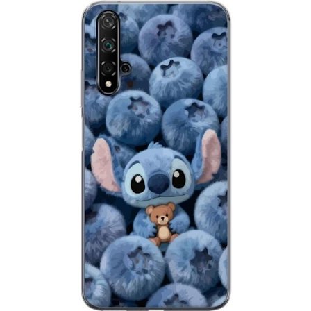 Kompatibel Mobilcover til Huawei nova 5T Lady Gaga minimalistisk plakat med guitar og monokrom design