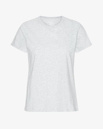 Women Light Organic Tee - Snow Melange S