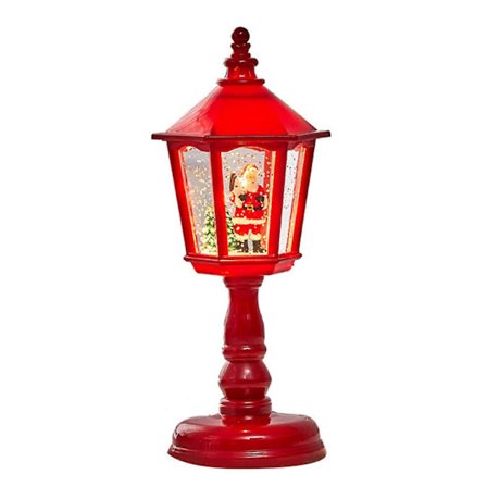 Rød Snøende LED Bordlampe med Musikk Festlig Julebelysning for en Koselig Atmosfære for Hjemmedekorasjon