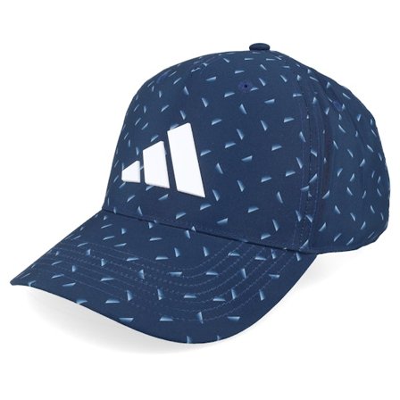 Adidas - Blå adjustable Caps - Tour Print SNP Collegiate Navy A-Frame Adjustable @ Hatstore